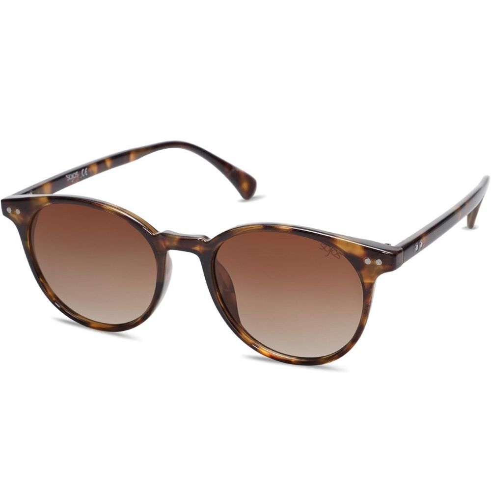 SOJOS Small Round Classic Polarized Sunglasses for Women Men Vintage Style